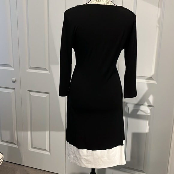 Elegant Black and White Dress - Picture 6 of 8